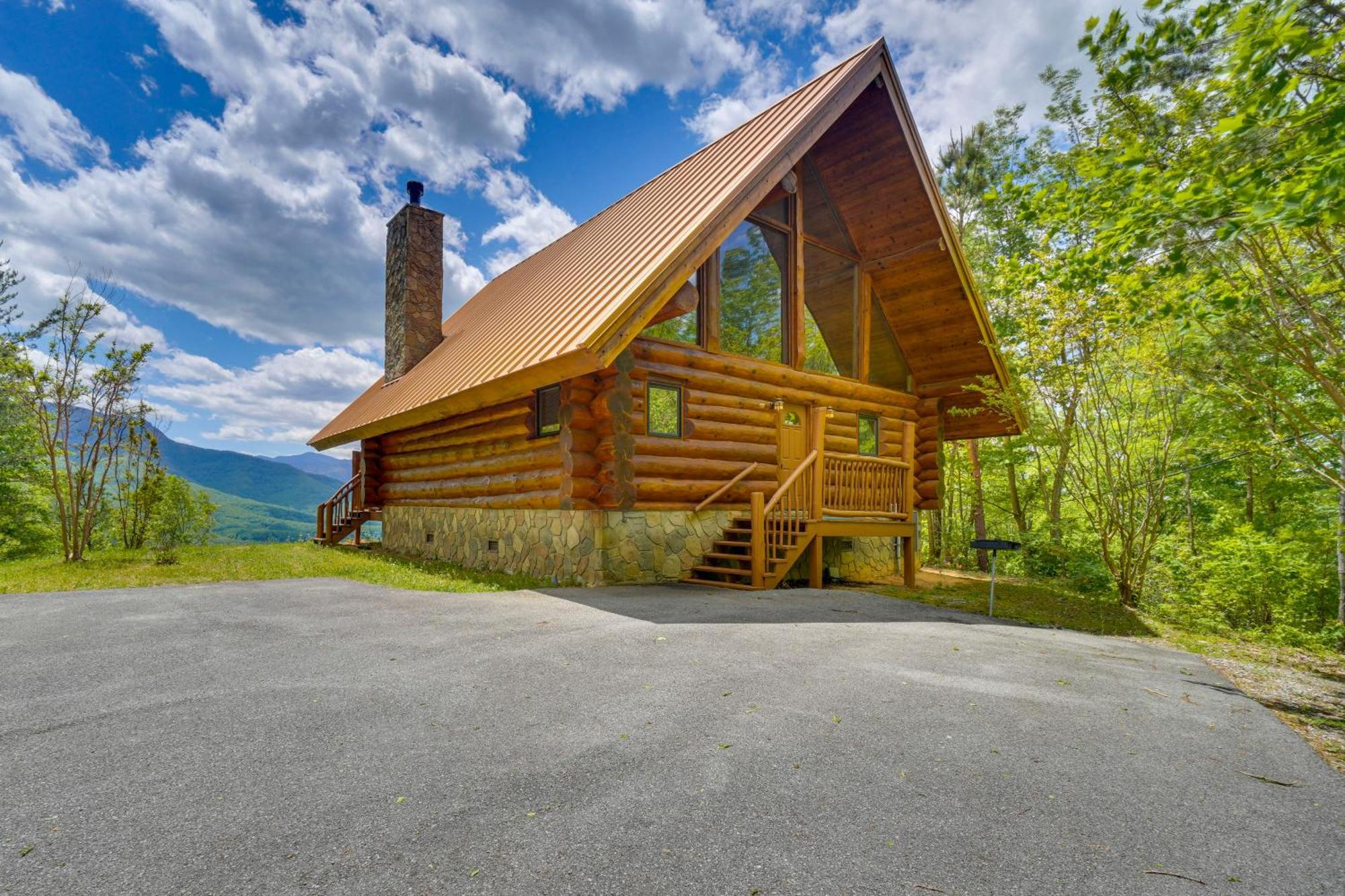 Gatlinburg Cabin With Hot Tub About 11 Miles To Downtown Esterno foto